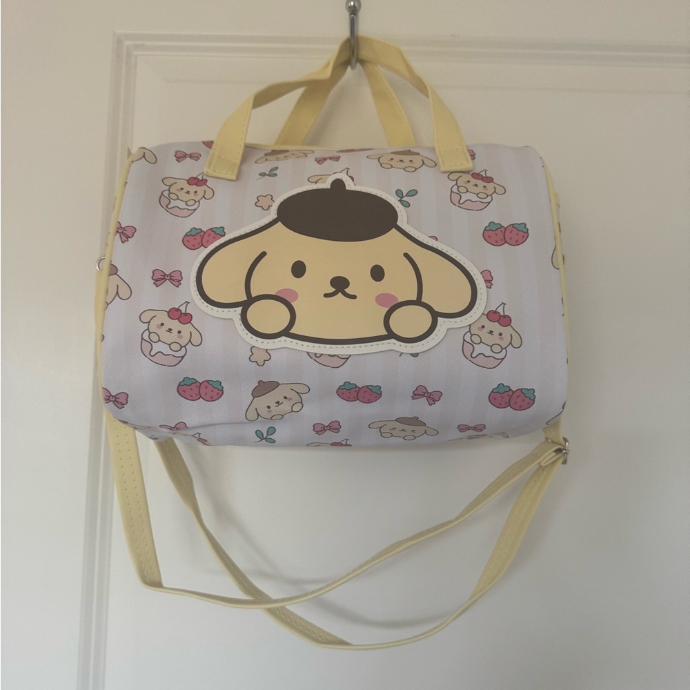 Sanrio character Yellow pompom Bag for Women/ Girls